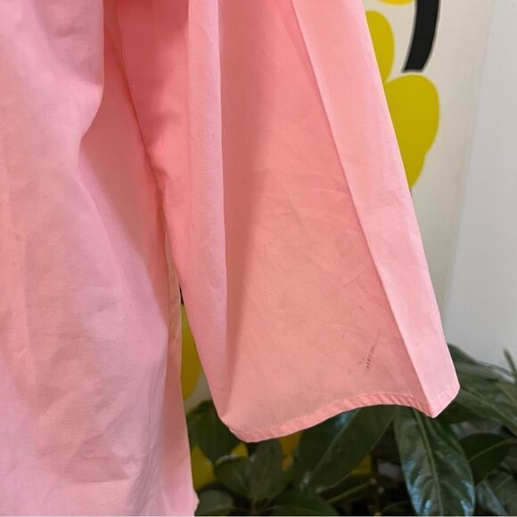 Vintage 1970s Caro Honolulu Floral Embroidered Hawaiian Button Up Popover Blouse - Picture 8 of 8